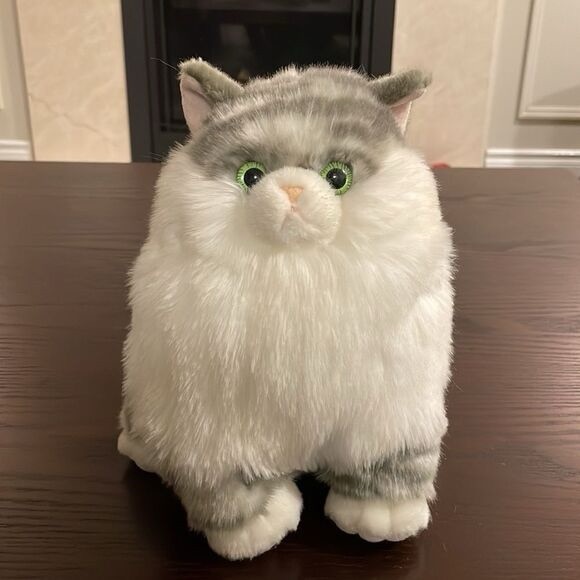 Aurora 10 Inch" Fat Cats Collection Dumpling
Gray Tabby Cat Plush Stuffed Animal - Picture 5 of 5